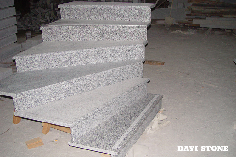 Spiral Stair Light Grey Granite G603 Polished - Dayi Stone